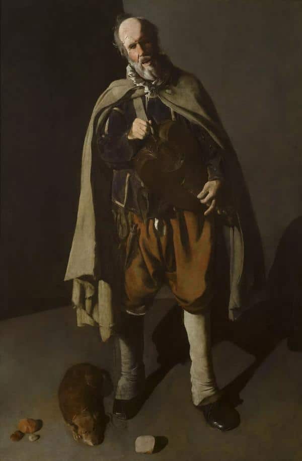 Georges de La Tour - Le Vielleur au chien