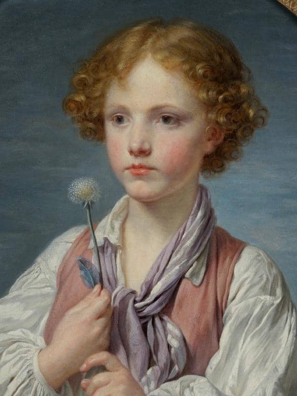 Jean-Baptiste Greuze - Jeune berger qui tente le sort pour savoir s'il est aimé de sa bergère