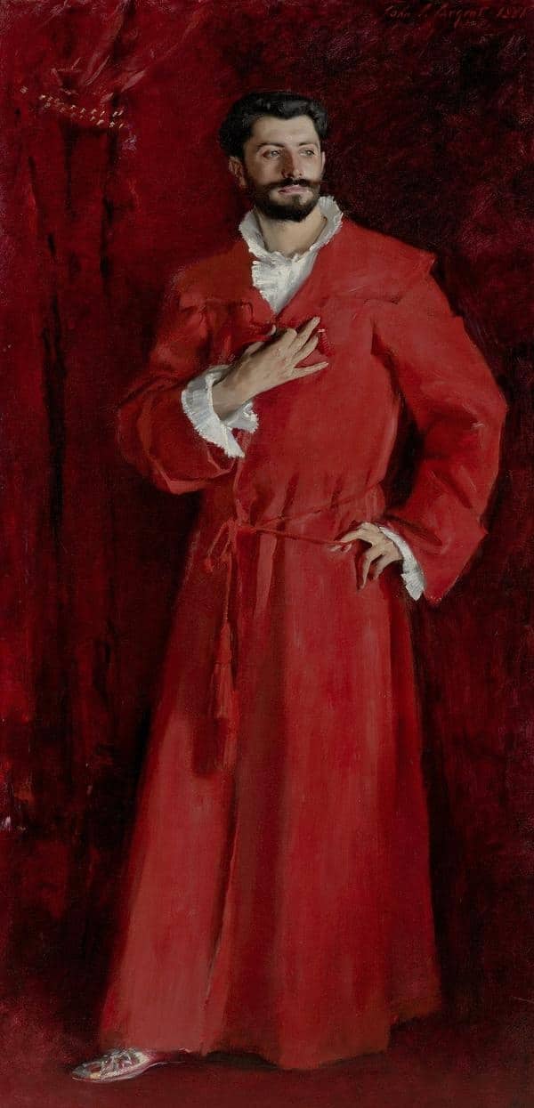 John Singer Sargent - Le Dr Pozzi chez lui