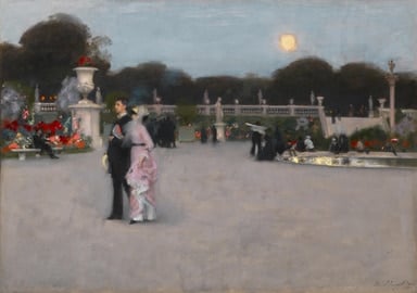 John Singer Sargent - Dans le jardin du Luxembourg