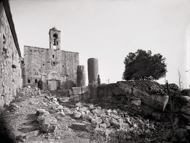 Site monastique de Deir al-Qala'a - Archives jésuites 1902