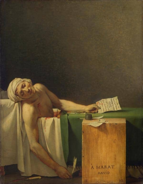 Jacques-Louis David - La Mort de Marat