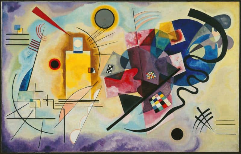 Vassily Kandinsky - Jaune-rouge-bleu