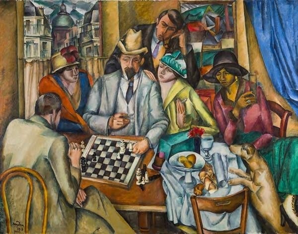 Henri Hayden - Les joueurs d'échecs