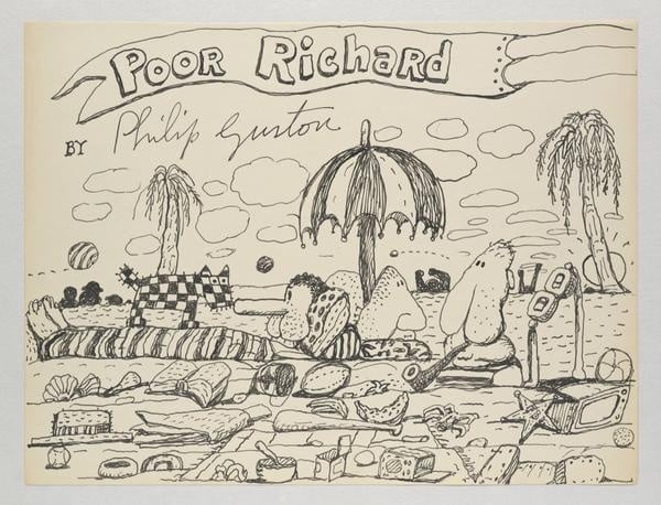Philip Guston - Poor Richard series