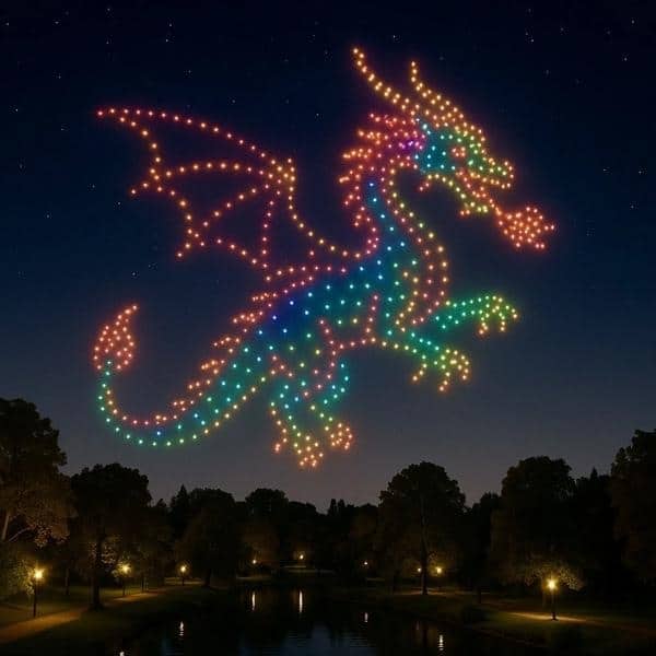 L'Odyssée Lumineuse - Spectacle de drônes