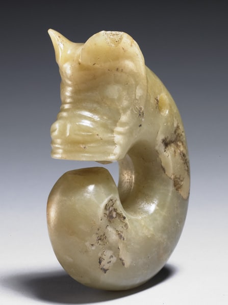 Cochon-dragon en jade - Culture Hongshan