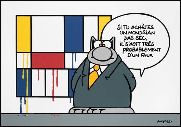 Philippe Geluck – Mondrian pas sec