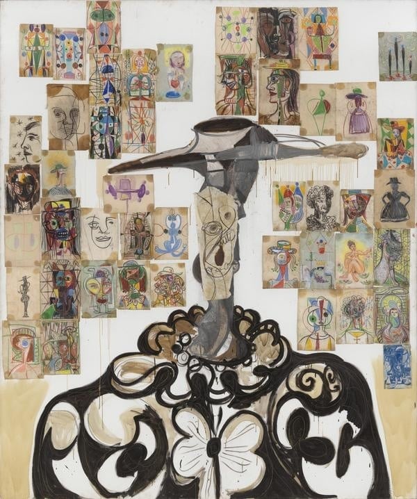 George Condo — Spanish Head Composition