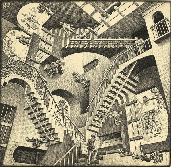 M.C. Escher – Relativité