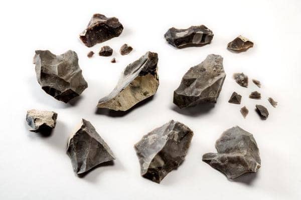 Ensemble des outils en silex de Clichy-La-Garenne – Paléolithique moyen