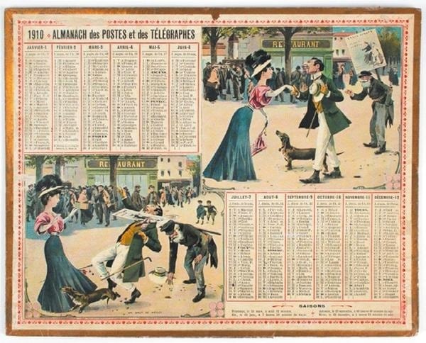 Oller - Almanach des Postes et des Télégraphes