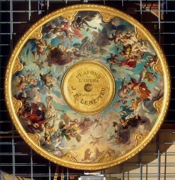 Jules Eugène Lenepveu - Ancien plafond de l'Opéra Garnier