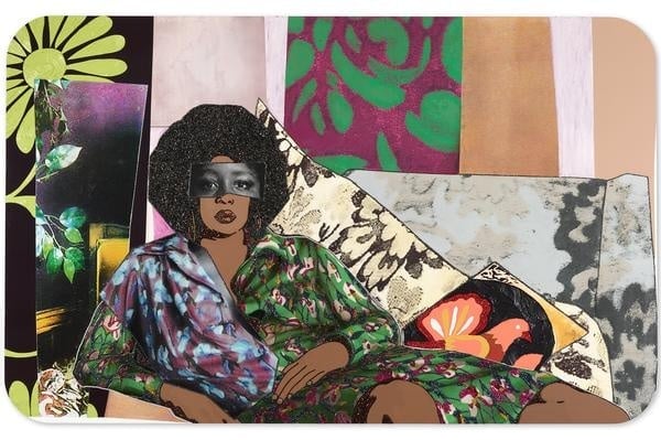 Mickalene Thomas – Afro Goddess Looking Forward