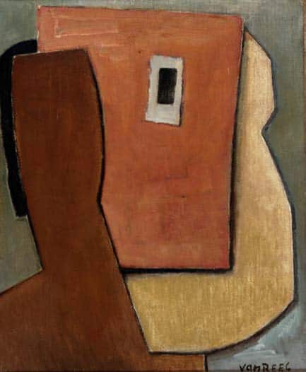 Otto van Rees – Peinture (silhouette d'homme)