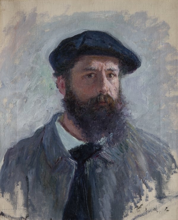 Claude Monet – Autoportrait coiffé d'un béret