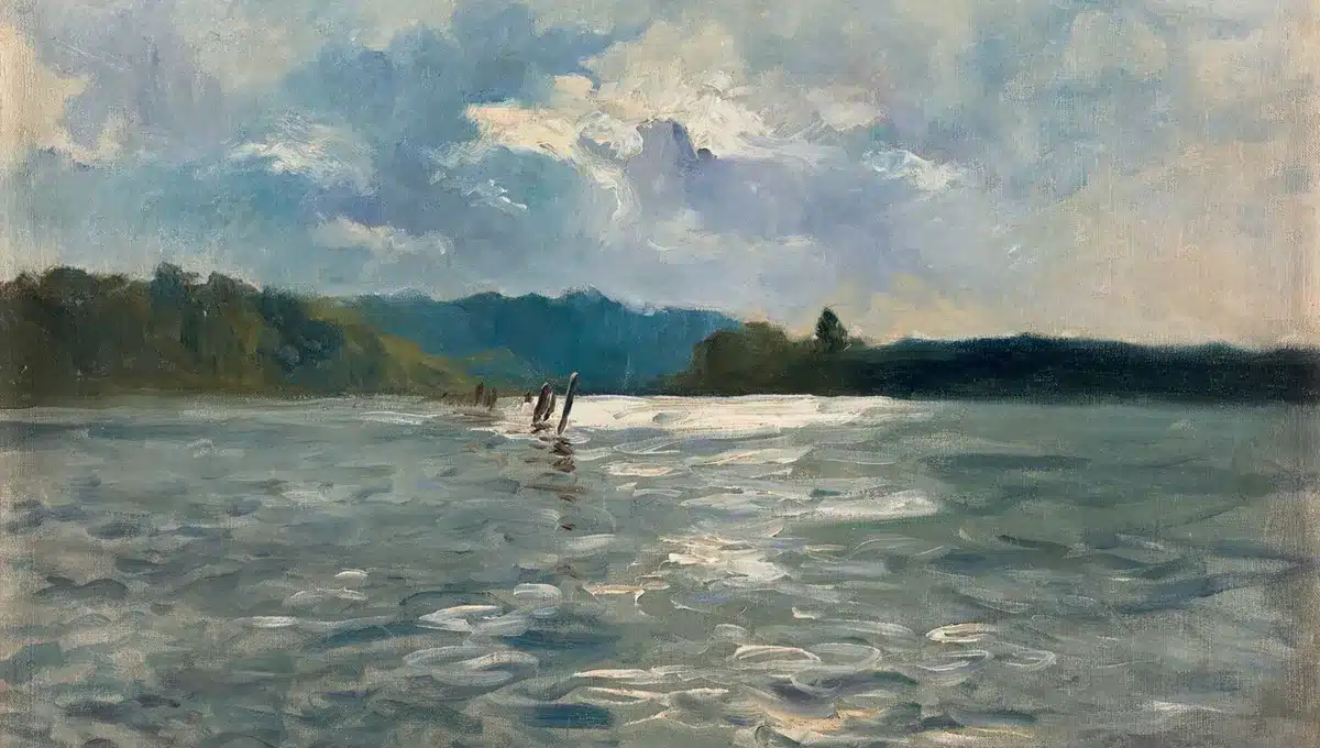 Paul Huet – La Laïta à marée basse