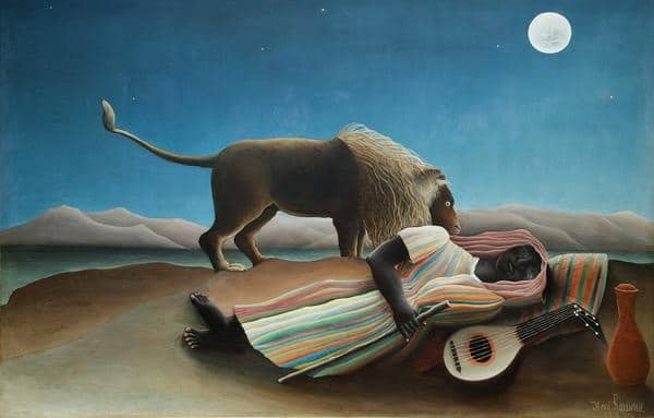 Henri Rousseau – La Bohémienne endormie