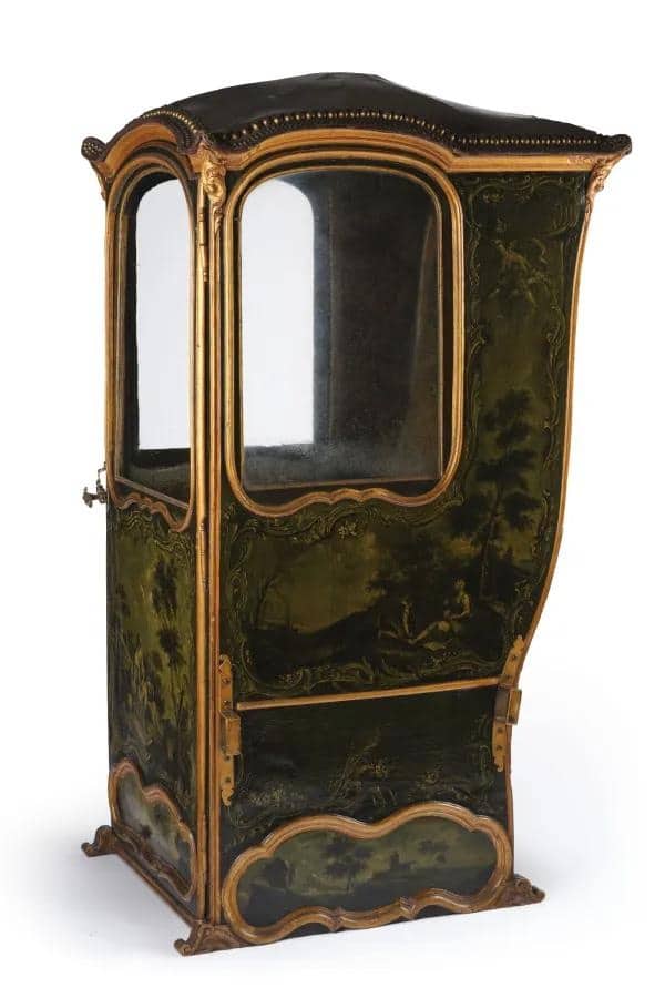 Chaise à porteurs, Paris, vers 1740–1750