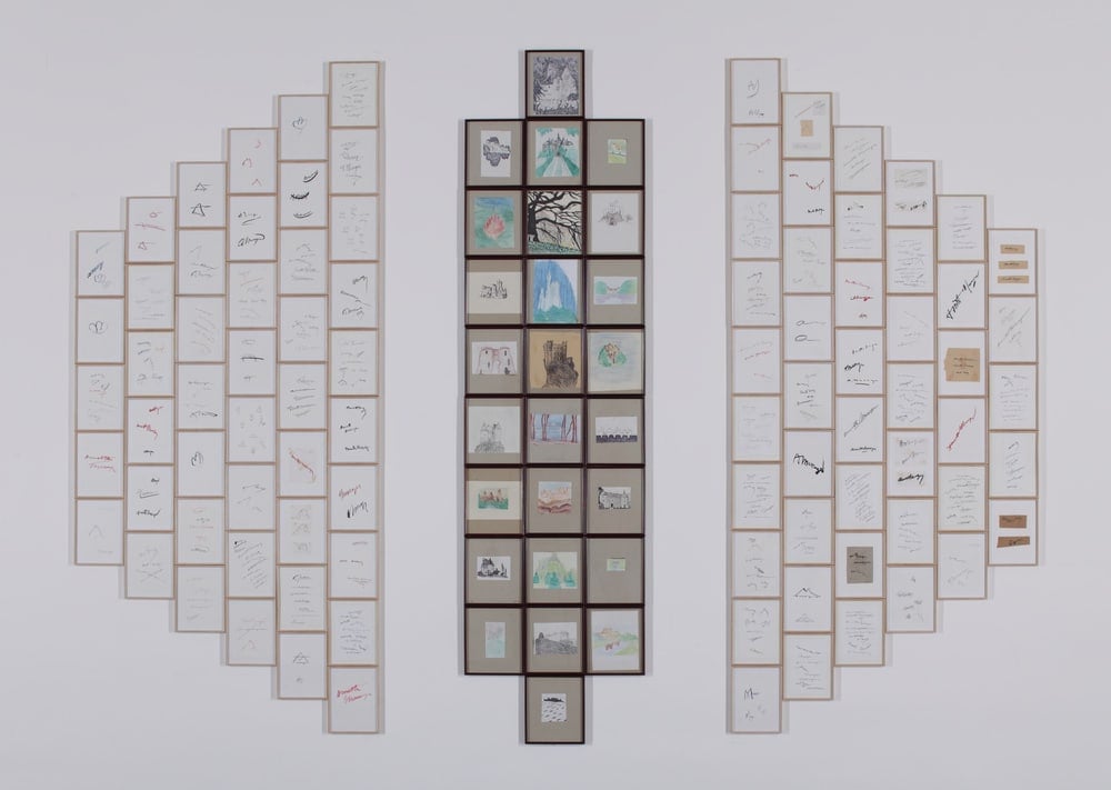 Annette Messager – Collection pour trouver ma meilleure signature, Ma collection de châteaux