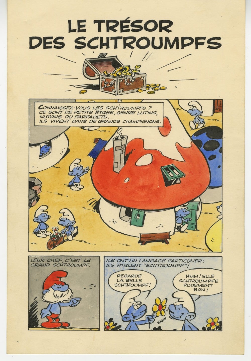 Peyo – Le Trésor des Schtroumpfs