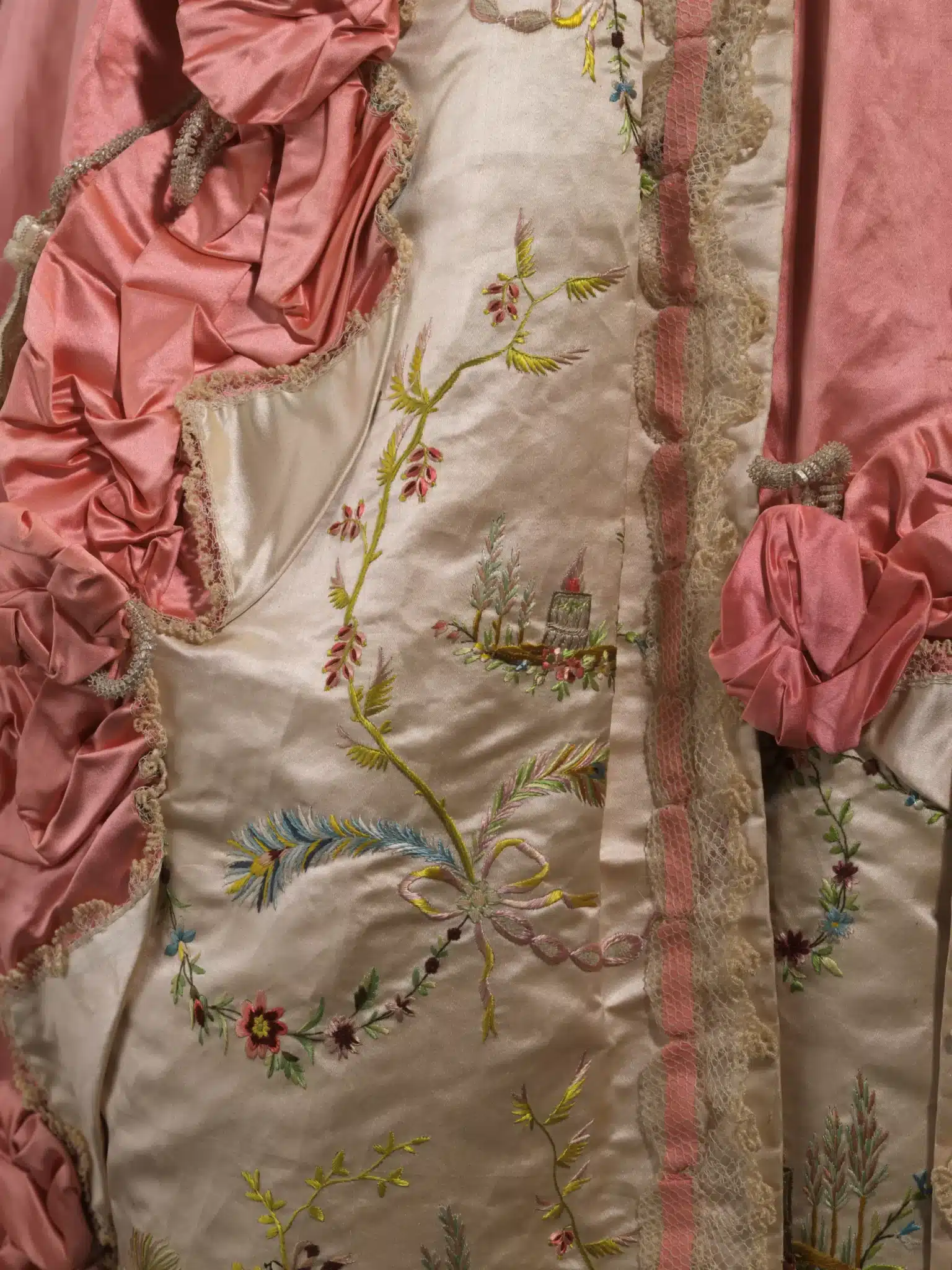Robe à l'anglaise et jupe vers 1780-1790 - Palais Galliera