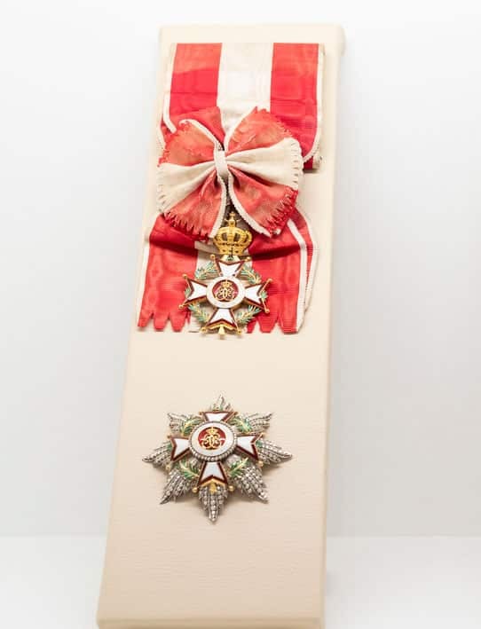 Principauté de Monaco - Insignes de grand-croix de l'ordre de Saint-Charles de Sadi Carnot