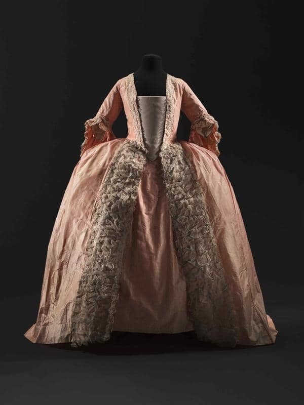 Anonyme – Robe à la Française et jupe