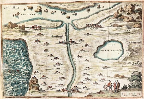 Madeleine de Scudéry - Carte du tendre