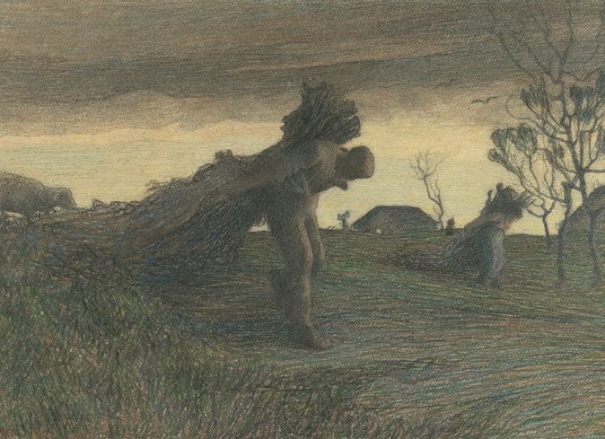 Giovanni Segantini - Le Dernier Labeur du jour