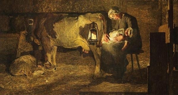 Giovanni Segantini - Les deux mères