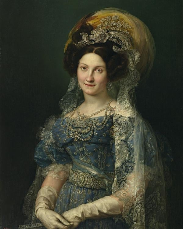 Vicente López Portaña – María Cristina de Borbón y Dos Sicilias, reine d’Espagne