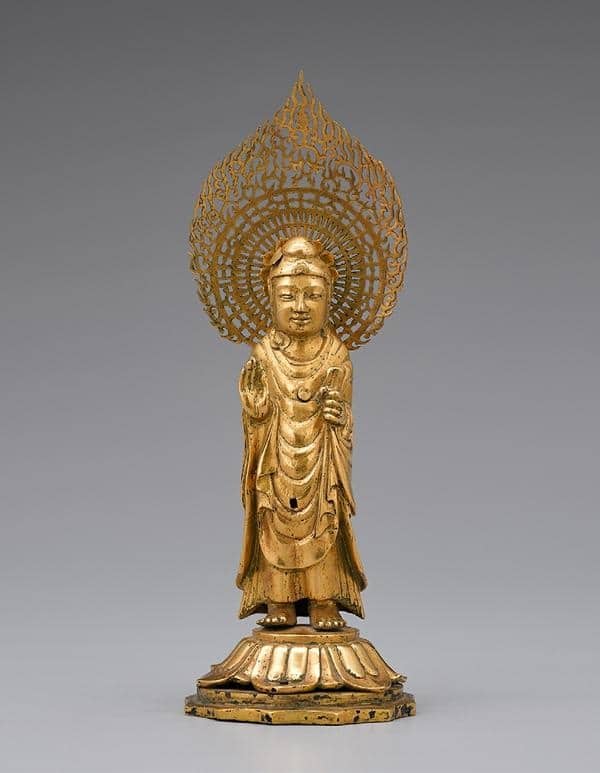 Bouddha, monastère Hwangboksa, pagode de Guhwang-dong, période du Silla unifié (en 692)
