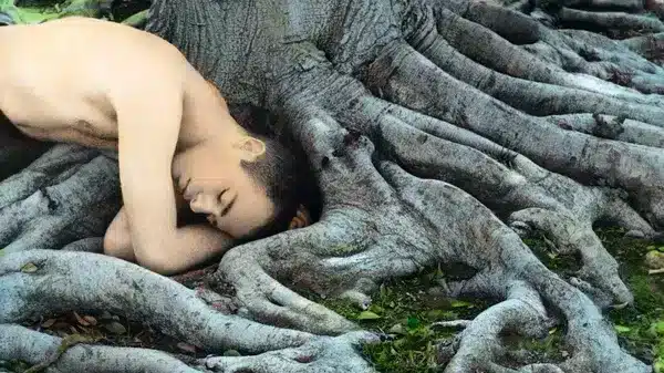 Youssef Nabil - Self-portrait with Roots, Los Angeles