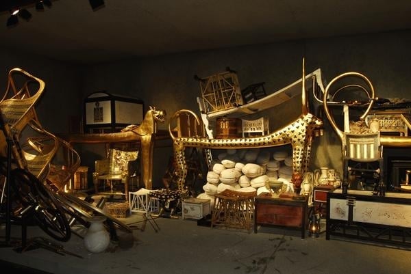 Reconstitution de l’antichambre du tombeau de Toutânkhamon