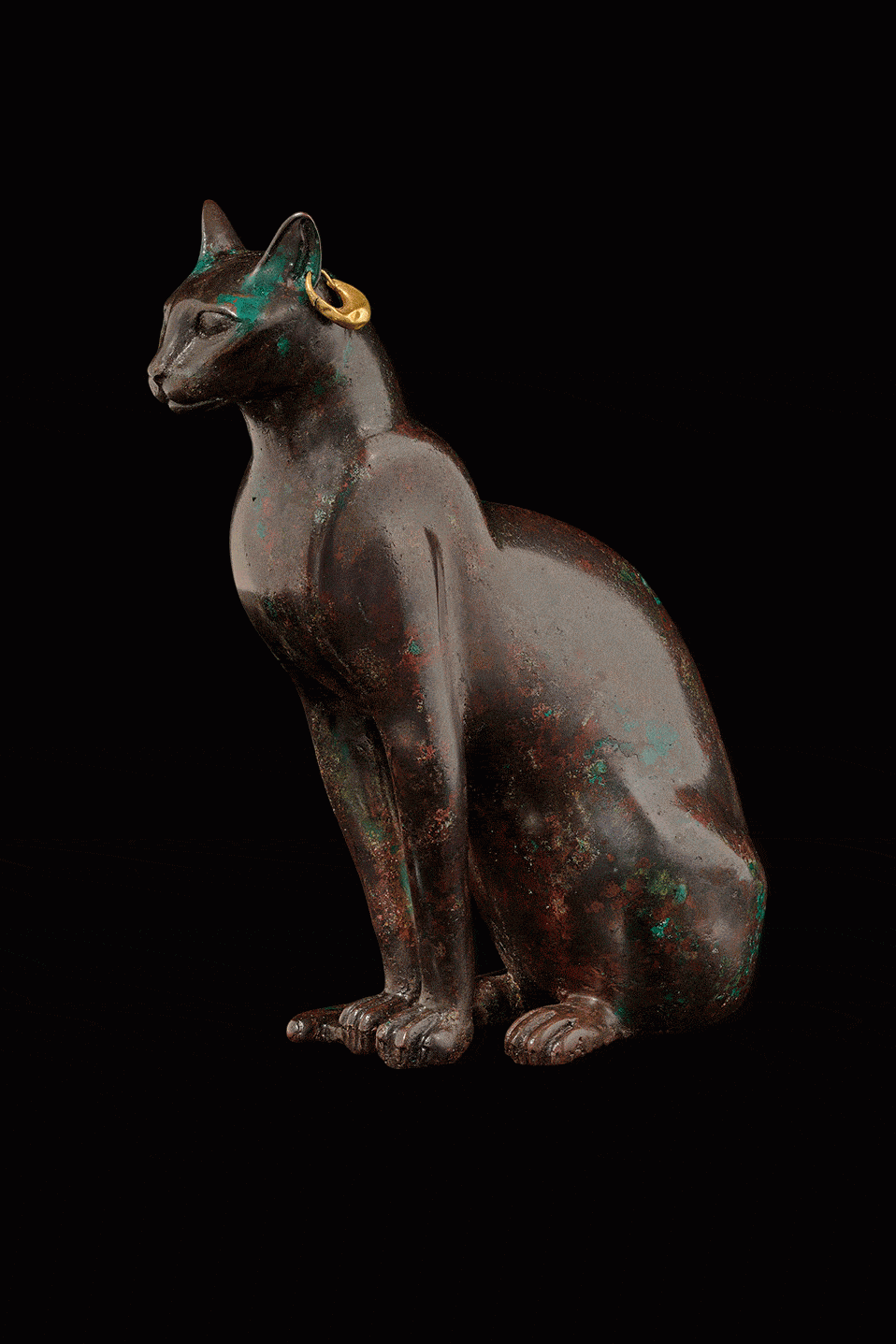 Égypte, Basse Époque – Statuette de chat