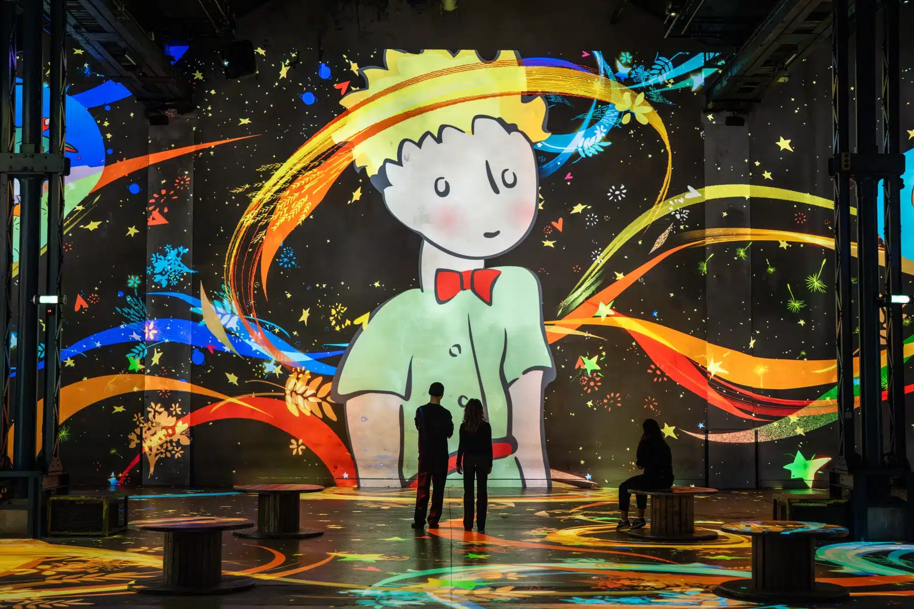 Le Petit Prince, l’Odyssée immersive – projections à 360° sur les murs de la fonderie