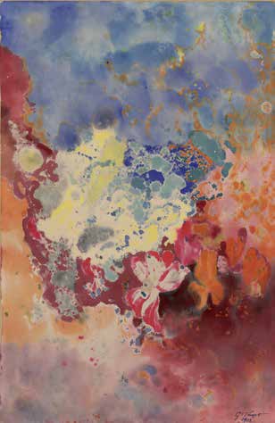 Gustave Fayet – Motif floral
