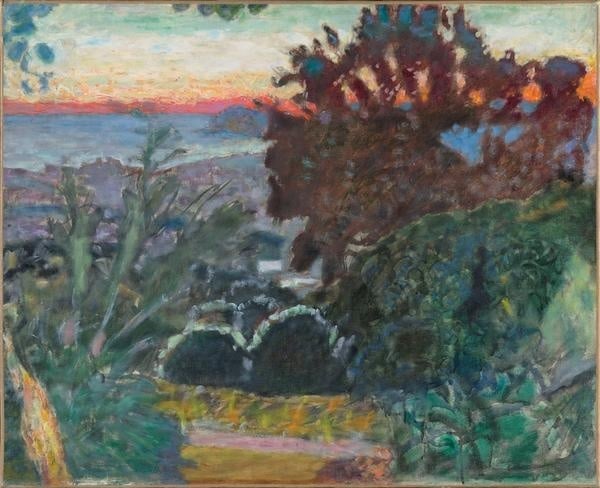 Pierre Bonnard – Paysage au soleil couchant, Le Cannet