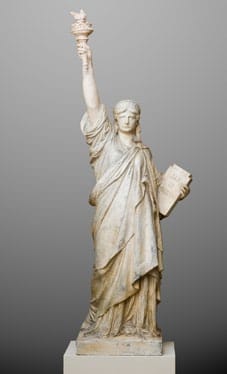 Auguste Bartholdi – Maquette du modèle du Comité pour La Liberté éclairant le monde