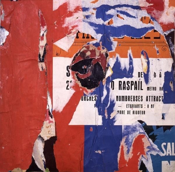 Jacques Villeglé – Rue de l’Echaudé, 31 mai 1961