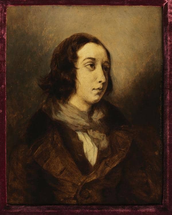 Eugène Delacroix – George Sand habillée en homme